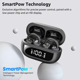 TOZO OpenEarRing True Open Ear Headphones, Lightweight Comfort Open Ear Clip Wireless Earbuds, 40H Play Bluetooth 5.4 Headphones