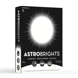 Astrobrights Card Stock, Stardust White, Letter (8.5 x 11), 65 Lb, Pack Of 250