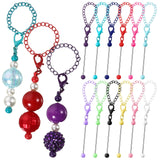 Landical 12 Pcs Beadable Charm Accessories Compatible with Stanley Beaded Charm for Tumblers with Handle Cup Chains Wire for 30 
