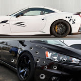 1797 Car Stickers Decals Bullet Holes 3D Sticker Scars Scratches Car Accessories Decoration Waterproof Trucks Vehicle Fade Funny