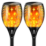 YoungPower 43'' Large Solar Torch Lights Flickering Flames Torches, Waterproof Outdoor Flame Decoration Lighting for Yard Drivew