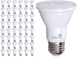 Bioluz LED PAR20 Bulbs 5000K Daylight 90 CRI 5.5W = 75W Replacement Dimmable LED Light Bulbs, 500 Lumens, UL Listed, Title 20, 4