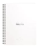 Rhodia Wirebound Meeting Book, A5+, Pre-Printed - White