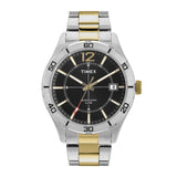 Timex Analog Watch For Men With Black Dial & Multicolor Stainless Steel Bracelet Band - Water Resistant Men'S Wrist Watches -Twe