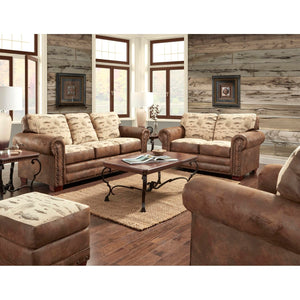 American Furniture Classics Model Angler'S Cove 4-Piece Sleeper Upholstery Set, Brown