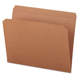 Universal 16130 Kraft File Folders, Straight Cut, Top Tab, Letter, Kraft, 100/Box
