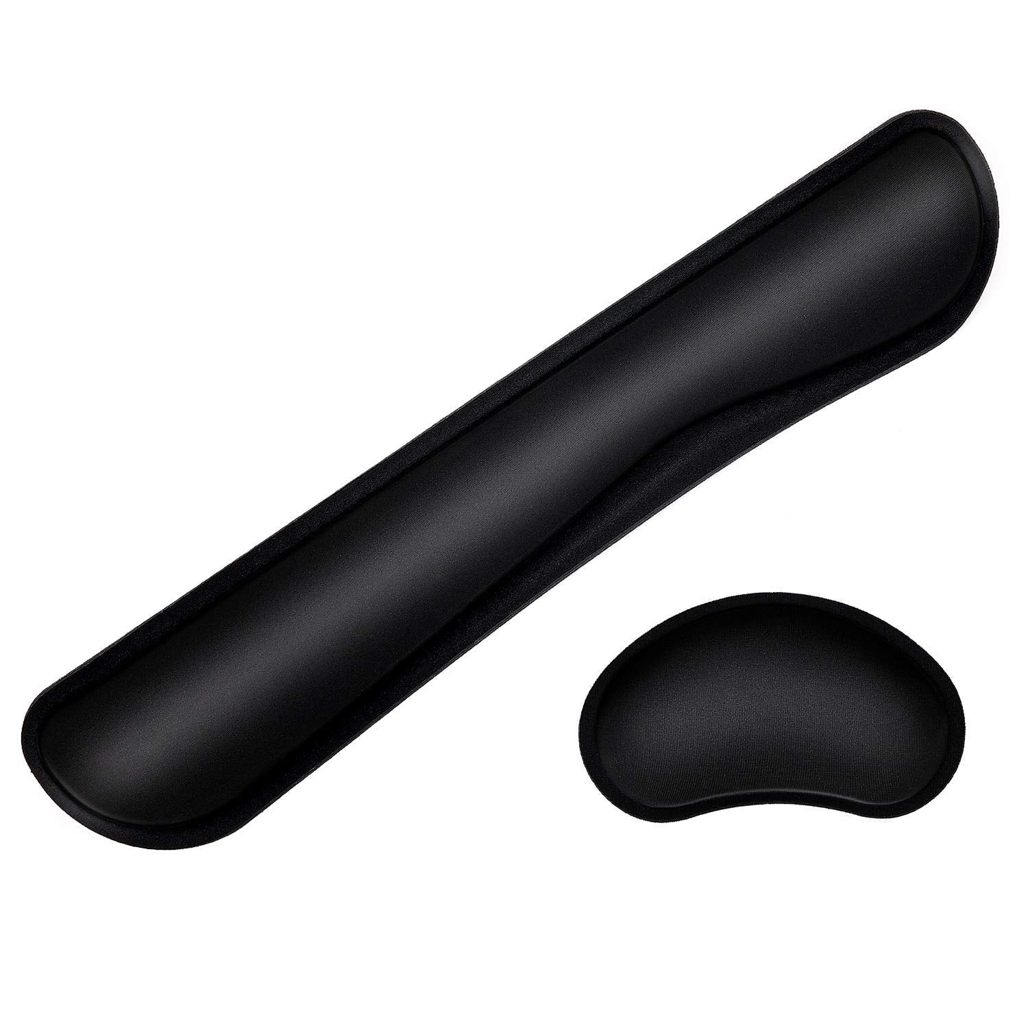 TONOS Keyboard Wrist Rest - 17 Wrist Rest for Computer Keyboard with Memory Foam, Ergonomic Design Wrist Rest Set for Easy Typ