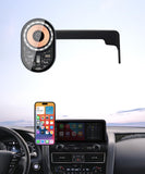 Masergogo Wireless Charging car Phone Holder for Nissan Armada 2021-2024 Accessories 12.3 inch Screen Fixed Clip,360 Rotation ca