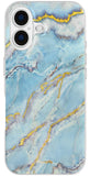 SCORPIFY for iPhone 17 Case [Compatible with MagSafe] with Icelandic Blue Marble Design, Cute Magnetic Phone Cover for Women Gir