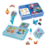 Aquabeads Deluxe Studio - Craft Kit Complete with Over 1300 Solid and Jewel Beads, 2 Flip Trays, Sprayer, Rainbow Bead Pen and B