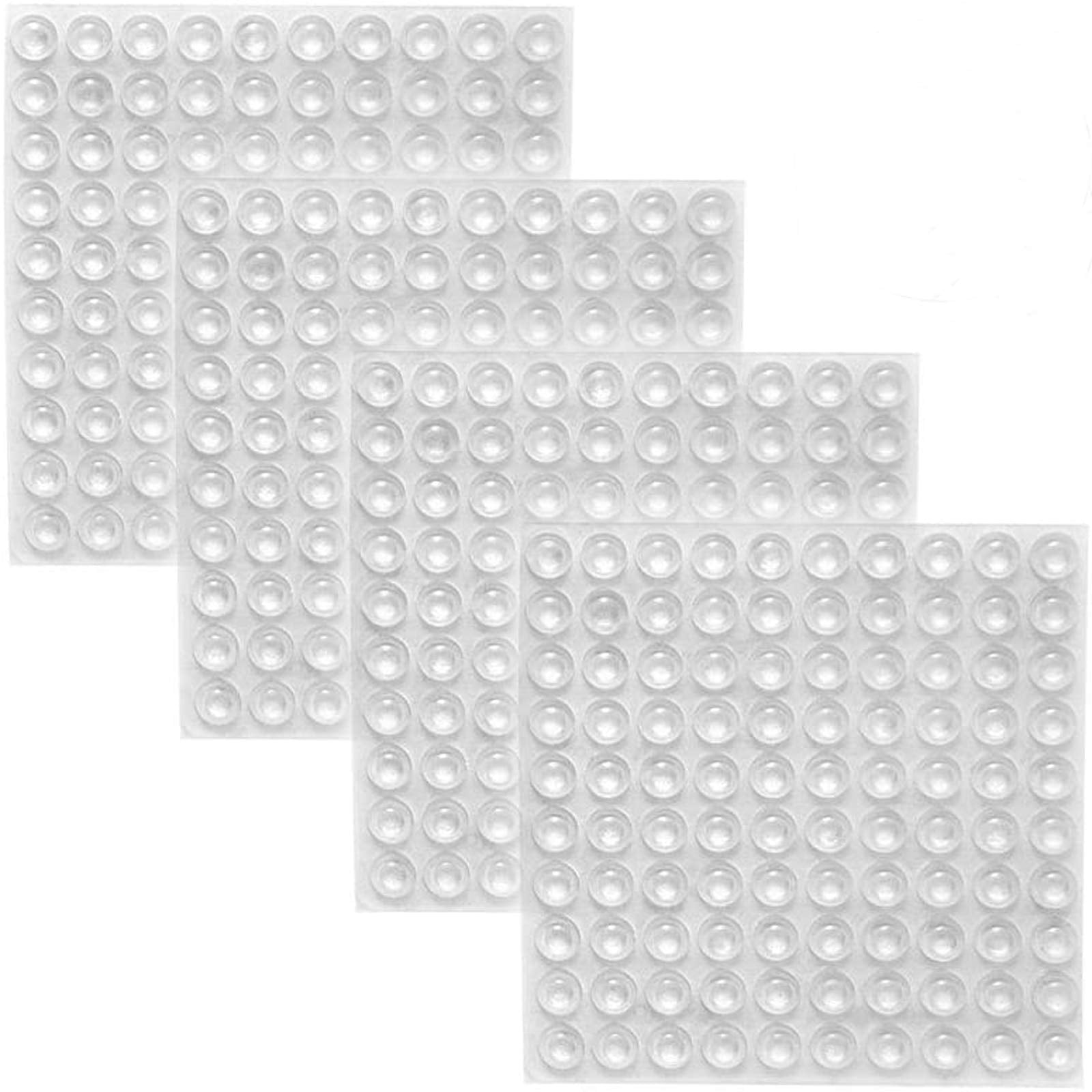 Cabinet Bumpers Drawer Bumpers Pads Self-Adhesive Clear Rubber Feet Tiny Bumpons for Furniture Table Laptop 400 PCS