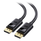 Cable Matters 4K DisplayPort to DisplayPort Cable, Computer Monitor Cable 6 ft, 4K@60Hz, 2K@144Hz, Display Cable, Male to Male D