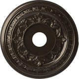 Ekena Millwork CMP19BAERU Baltimore Thermoformed PVC Ceiling Medallion (Fits Canopies up to 7 3/4), 19OD x 3 1/2ID x 1P, Univers