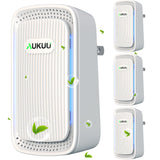 Air Ionizers (4 Pack)- Plug In Negative Ion Air Purifiers - Quiet Air Freshener for Home, Bedroom, Office, Basement - Portable A