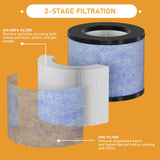 Allisfresh C102 MA-01CW True HEPA Replacement Filter Compatible with Miko Ibuki C102 Air Cleaner Purifier and Okaysou AirMic4S,