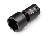 TEKTON 3/8 Inch Drive x 24 mm 6-Point Universal Joint Impact Socket | SID18124