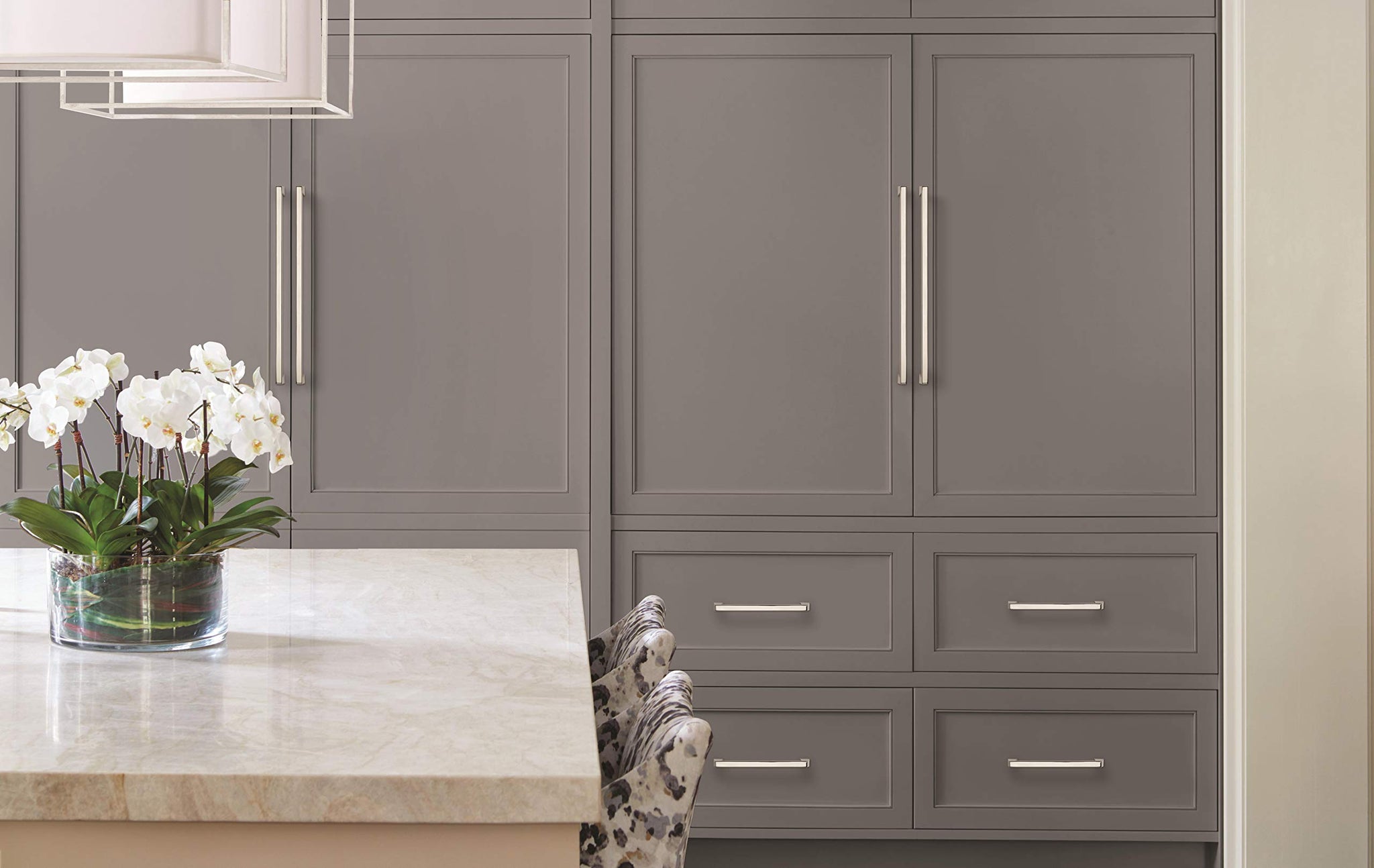 Amerock | Appliance Pull | Polished Nickel | 18 Inch (457 Mm) Center To Center | Blackrock | 1 Pack | Drawer Pull | Drawer Handl