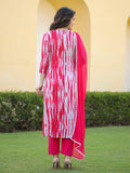 Gosriki Women'S Rayon Blend Printed Straight Kurta With Pant & Dupatta (Kirkatu Pink-Gs_M_Pink_Medium),Pink,,B0CYGWLRWB