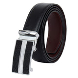 Zacharias MenS Pu Leather 35 Mm Reversible Belt Sl11 (Black_4Xl) (Pack Of 1)