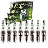 8 pc E3 Spark Plugs compatible with GMC Sierra 1500 4.8L 5.3L 6.0L 6.2L V8 1999-2013
