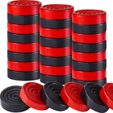 Sumind 48 Pieces Wooden Checkers Pieces 1.06 Inch Checker Pieces in Drawstring Storage Pouch Board Game with Stackable Ridge for