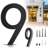 16 Inch House Numbers For Outside, Large Floating House Numbers For Outside, Big Address Numbers For House, Extra Large Black Me