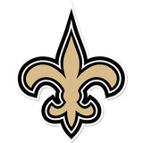 NFL New Orleans Saints 8 Inch Auto Decal, White