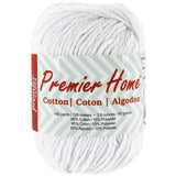 Premier Yarns Home Cotton Yarn, Solid White