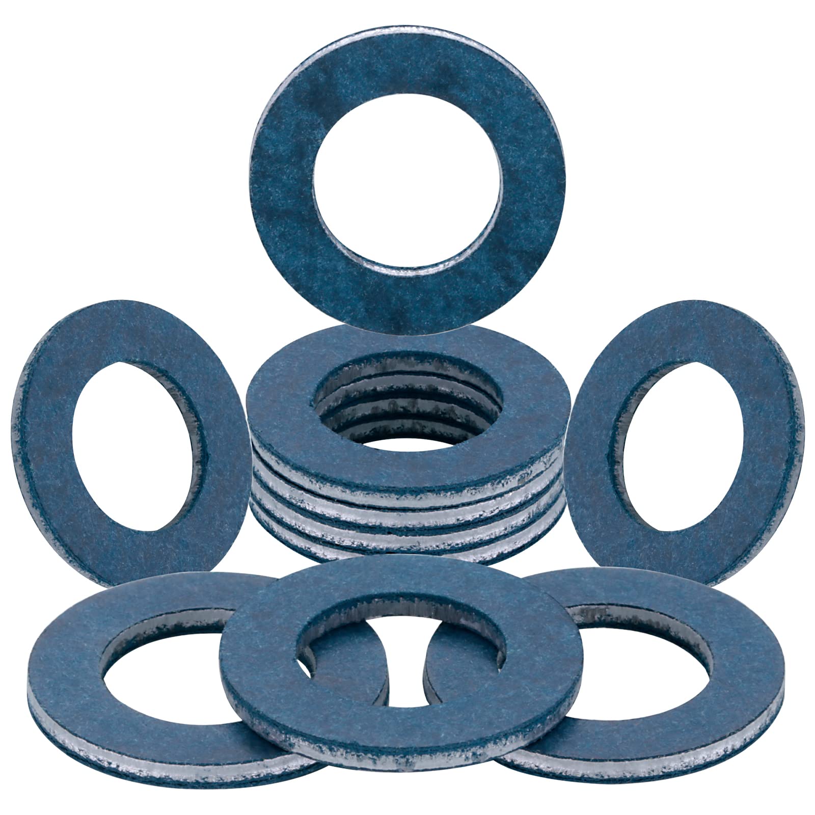 10 Pcs Aluminum Engine Oil Drain Plug Crush Gasket Washers Seals for Toyota Prius Tundra Sienna Highlander Lexus Avalon Camry Co