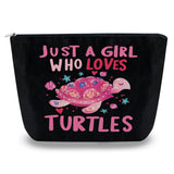 Sugchairo Turtle Gifts for Lovers Women Sea Turtle Cosmetic Bag Valentines Gift for Teens Daughter Sister Bestie Small Makeup Po