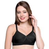 Trylo Women'S Non-Wired Bra (Krutika Plain_Black_34I),BLACK,34,B07Y3YKPQF