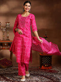 Libas Women'S Pure Cotton Kurta Set (390860R Pink S