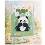 Coi Cute Panda Diary 192 Pages Hardcover Notebook For Kids, Girls & Teens | Panda Happy Bamboo Design | Personal Journal For W