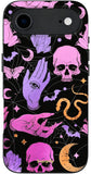 SCORPIFY for iPhone 17 Air Case [Compatible with MagSafe] with Gothic Halloween Phantom Carnival, Cute Pink Purple Magnetic Phon