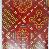 SEJASCOLLECTIONS Products Jaipuri Chunri Print Gift Wrapping Paper Sheets For Multipurpose Use(Color Red)(Pack Of 10)
