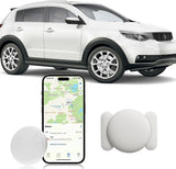 Hongtop GPS Tracker for Vehicles No Monthly Fee,Real Time Car Mini GPS Tracker Work with Apple Find My(iOS Only),Hidden Device C