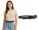 Flyer Belt For Women Girls Ladies Genuine Leather (Colour Black) (Size28) Bl2739