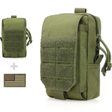 WYNEX Tactical EDC Pouch, Molle Utility Pouches Gadget Organizer Phone Holder Waist Pack Smartphone Pouch Tool Holster Pocket Ar