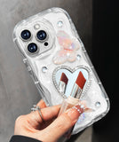 Toycamp for iPhone 11 Pro Max Case Cute - Women Girly Girls Glitter Phone Cover 11 ProMax Kawaii Sparkle Bling Shine Aesthetic P