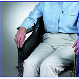 SkilCare Wheelchair Snug Side Support, Easy to Clean Vinyl Black Cover, Reversible Left or Right Side Padding, One Size, Black