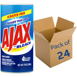 AJAX Powder Cleanser with Bleach - 14 Ounce - Pack of 24 (195360)