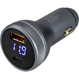 Sea-Dog Round Usb/Usc Power Plug W/ Voltmeter