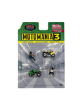 American Diorama Motomania 3 1:64 Metal Figures Set AD76499 (2 Figures + 2 Motorcycles)