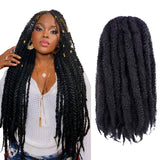 (2) - ToyoTress 6packs/lot Afro Kinky Curly Marley Braids Hair Extensions Kanekalon Synthetic Twist Crochet Braiding Hair (2)