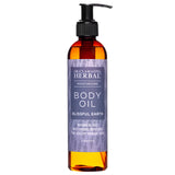 Lavender Bath Oil, Herbal Infused Moisturizing Body Oil for Women with Organic Jojoba Calendula Thyme Vetiver for Relaxation & D