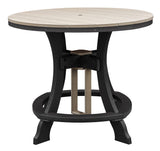 American Furniture Classics Counter Height Dining Table, Weatherwood On Black