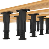 8 PCS Adjustable Bed Frame Support Legs, Heavy Duty Replacement Bed Legs Kit with Screws, Furniture Bed Support Legs Bed Frame F