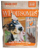 Wholesomes Heidi's Jerky Sticks Grain-Free Moist Dog Treats 25 oz