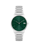 Lacoste Crocorigin Qtz Basic Slim Green Round Dial Men'S Watch|Stainless Steel Material|Multi Color Band - 2011311