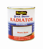 Rustins Quick Drying Radiator Enamel Satin 500ml